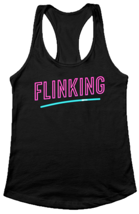 Flinking Neon Sign - Pool Party Float Life T-Shirt Tank Top